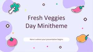 Minithème de la journée des légumes frais