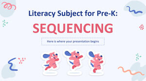 Przedmiot umiejętności czytania i pisania dla Pre-K: Sekwencjonowanie
