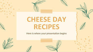 Cheese Day Recipes