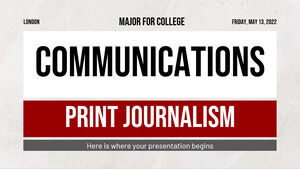 大学のコミュニケーション専攻: 印刷ジャーナリズム