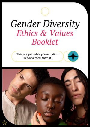 성별 다양성 윤리 및 가치 소책자
