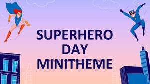 Superhelden-Tag-Minithema