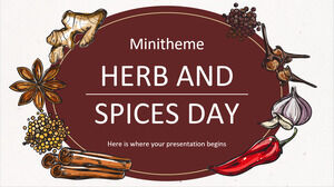 Herb and Spices Day Minitheme