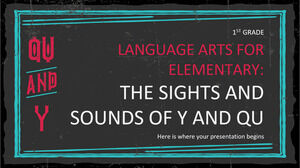Language Arts for Elementary - 1st Grade: The Sounds of y and qu
