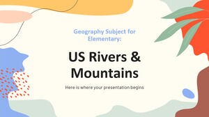 Sujet de géographie pour l'élémentaire : Rivières et montagnes des États-Unis