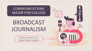 Kommunikationshauptfach für das College: Rundfunkjournalismus