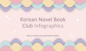 Infografica del club del libro di romanzi coreani