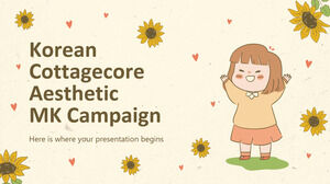 Campanha Coreana Cottagecore Aesthetic MK