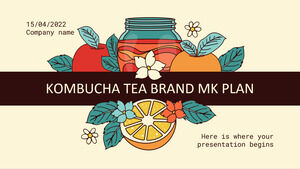 Plan MK de la marque de thé Kombucha