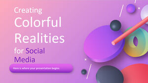 Creando realidades coloridas para las redes sociales