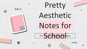 Okul İçin Oldukça Estetik Notlar