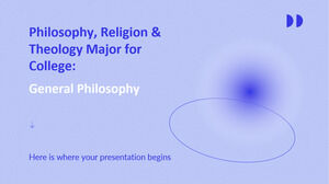 철학, 종교 및 신학 대학 전공: 일반 철학