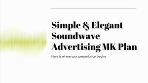 Basit ve Zarif Soundwave Reklam MK Planı