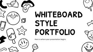 Portfolio im Whiteboard-Stil