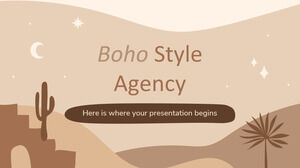 Agentur für Boho-Stil