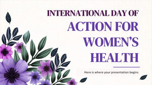 Internationaler Aktionstag für Frauengesundheit 2022