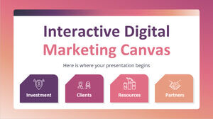 Lienzo interactivo de marketing digital