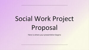 Propozycja projektu pracy socjalnej