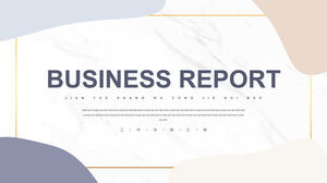 Download the PPT template for the European and American business report in the minimalist Morandi color scheme