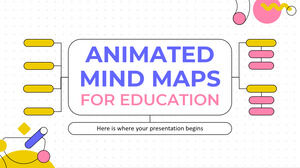 교육용 애니메이션 마인드 맵