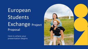 Proposta di progetto di scambio di studenti europei