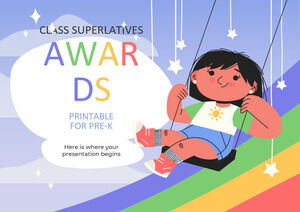 Printable Class Superlatives Awards for Pre-K
