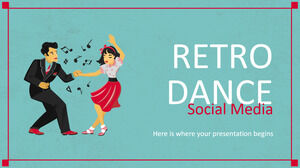 Redes sociales de baile retro