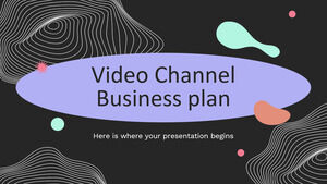 Plan d'affaires de la chaîne vidéo