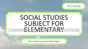 Social Studies Subject for Elementary - 4th Grade: Comparing & Contrasting Locations
