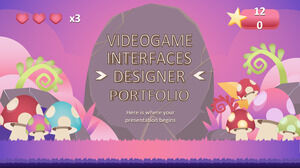 ビデオゲーム インターフェイス デザイナーのポートフォリオ