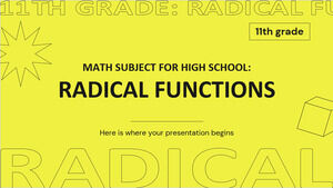 Disciplina de Matemática do Ensino Médio - 11º Ano: Funções Radicais