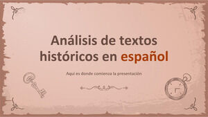 Análise de textos históricos espanhóis