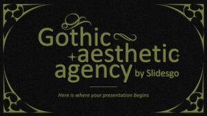 agência de estética gótica