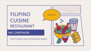 Campaña MK de restaurante de cocina filipina