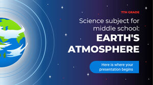 Materia de Științe pentru gimnaziu - Clasa a VII-a: Atmosfera Pământului