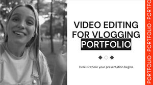 Montaggio video per portfolio di vlogging
