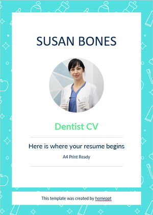 CV medic stomatolog