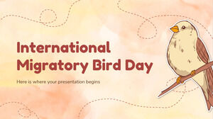 Journée internationale des oiseaux migrateurs