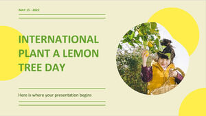 زرع يوم عالمي لشجرة الليمون