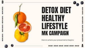 Campaña MK de estilo de vida saludable Dieta Detox