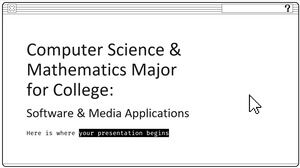 大學計算機科學與數學專業：軟件與媒體應用