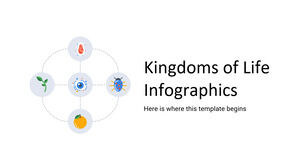 Infographie des royaumes de la vie