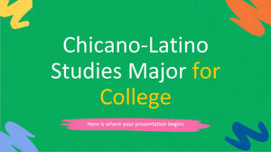 تخصص دراسات Chicano-Latino للكلية