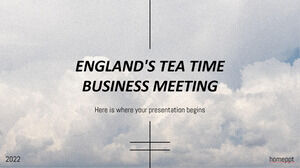 England's Tea Time Business Meeting