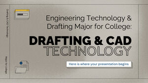 Tehnologie de inginerie și proiectare Major pentru facultate: Tehnologie de proiectare și CAD