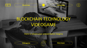 Blockchain-Technologie-Videospiel-Pitch-Deck