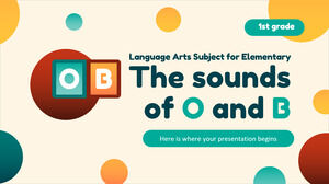 小学一年级语言艺术科目：o 和 b 的声音