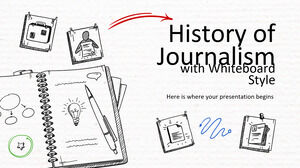 História do Jornalismo com Estilo Quadro Branco
