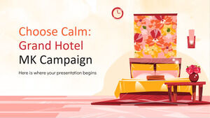 Choose Calm: Grand Hotel MK Campaign