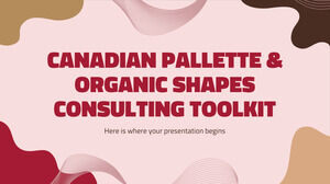 Kanadisches Beratungs-Toolkit für Palette und organische Formen